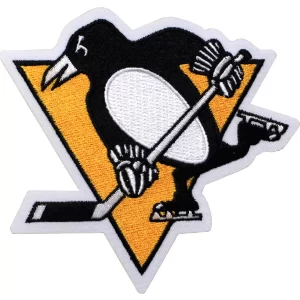 Pittsburgh Penguins 4" Logo Sew Ironed On Badge Embroidery Patch