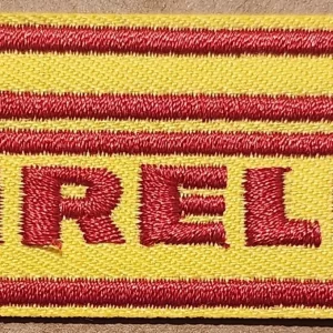 Yellow Pirelli Tires Motorcycles Racing Biker Logo Sew Iron On  Embroidery Patch