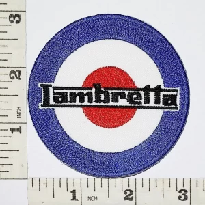 Vespa Moped Scooters Logo Sew Ironed On Badge Embroidery Patch