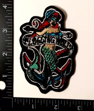 Flogging Molly Mermaid Sew Ironed On Embroidery Patch