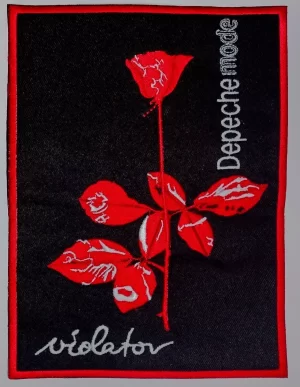 Depeche Logo Sew Ironed On Badge Embroidery Patch