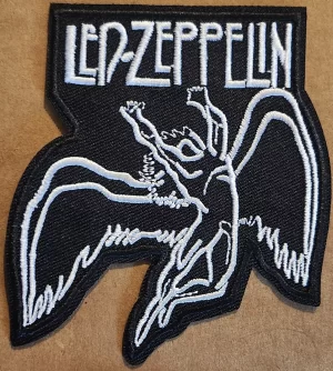 Led Zeppelin Logo Sew Ironed On Badge Embroidery Patch