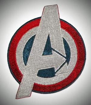 The Avengers A 4" Sew Ironed On Embroidery Patch