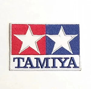 Tamiya Flag 3.1"x2.1" Sew Ironed On Embroidery Patch