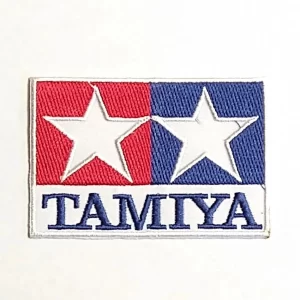 Tamiya Flag 3.1"x2.1" Sew Ironed On Embroidery Patch