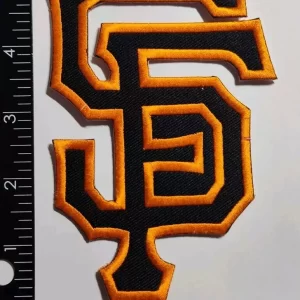 Large SF San Francisco Sew Ironed On Embroidery Patch