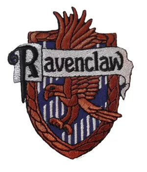 House of Ravenclaw Crest Sew/Iron On Racing Logo Embroidered