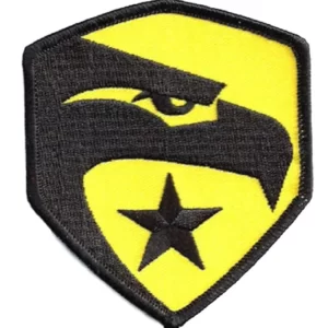 G.I. Joe Yellow Eagle Logo 3 1/2" Patch Embroidered Sew Ironed Badge