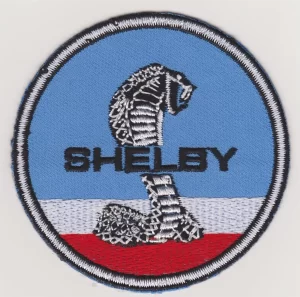 SHELBY Gt Cobra Mustang Ford Car 3" Circle Logo Sew Iron On Embroidery Patch