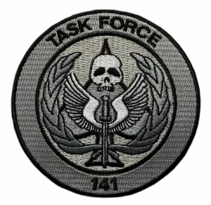 Modern Warfare Task Force 141 3" Sew Ironed On Embroidery Applique Patch