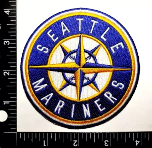 Settle Mariners Logo Sew Ironed On Embroidery Patch