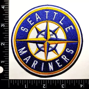 Settle Mariners Logo Sew Ironed On Embroidery Patch