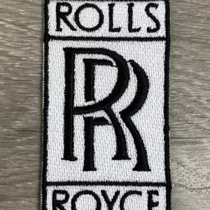 ROLLS ROYCE Logo Sew Ironed On Embroidery Patch