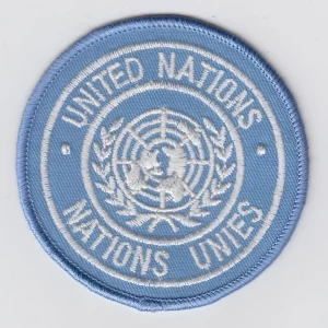 Vintage United Nations Unies Sew Ironed On Embroidery Patch