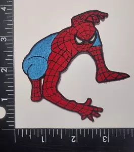 Spiderman Patch Attack Sew Ironed On Embroidery Applique Patch.
