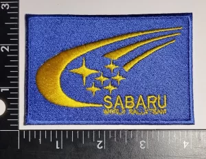 Subaru Patch Motorsport Car Racing 9.7cm Logo Sew Ironed On Badge Embroidery Patch