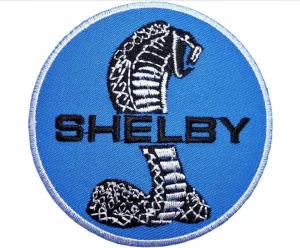 SHELBY 500 Gt Cobra Mustang Ford Logo Sew Ironed On Badge Embroidery Patch